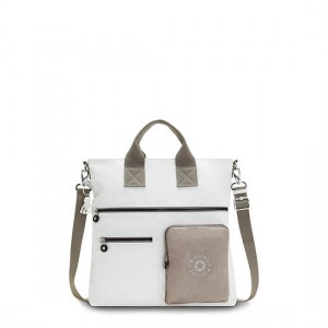 White Kipling Jong Tote Bags | BDCGZO-821