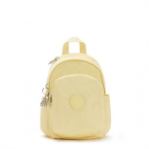 Yellow Kipling Delia Mini Backpacks | ZNXSIF-496