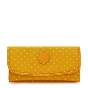 Yellow Kipling Money Land Printed Snap Wallet Wallets | CLFUIZ-518