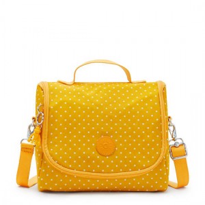 Yellow Kipling New Kichirou Printed Lunch Bag Bags | VJXTAK-460