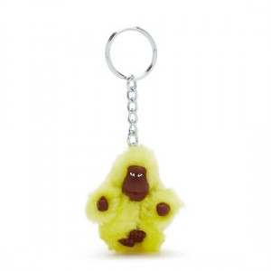 Yellow Kipling Sven Extra Small Monkey Keychain Accessories | GEMYHK-371