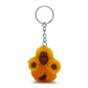 Yellow Kipling Sven Extra Small Monkey Keychain Accessories | IECHDT-043