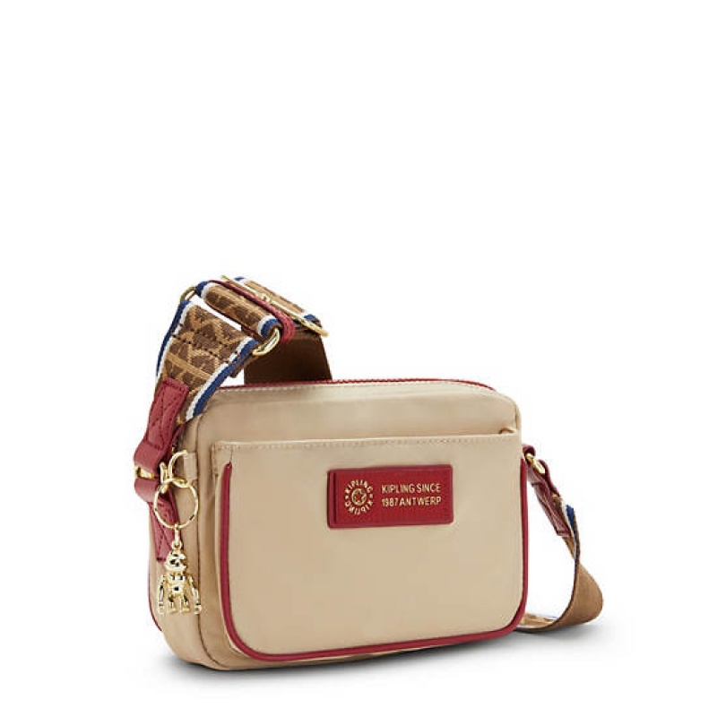 Beige Kipling Abanu Crossbody Bags | YEVRTG-671