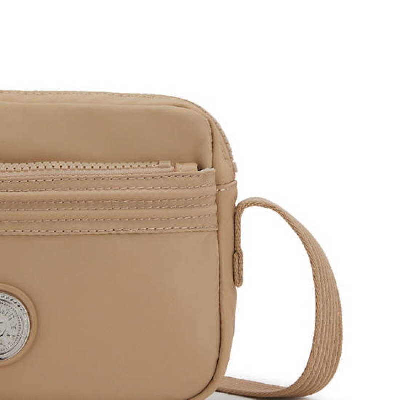 Beige Kipling Abanu Slim Crossbody Bags | THFOES-289