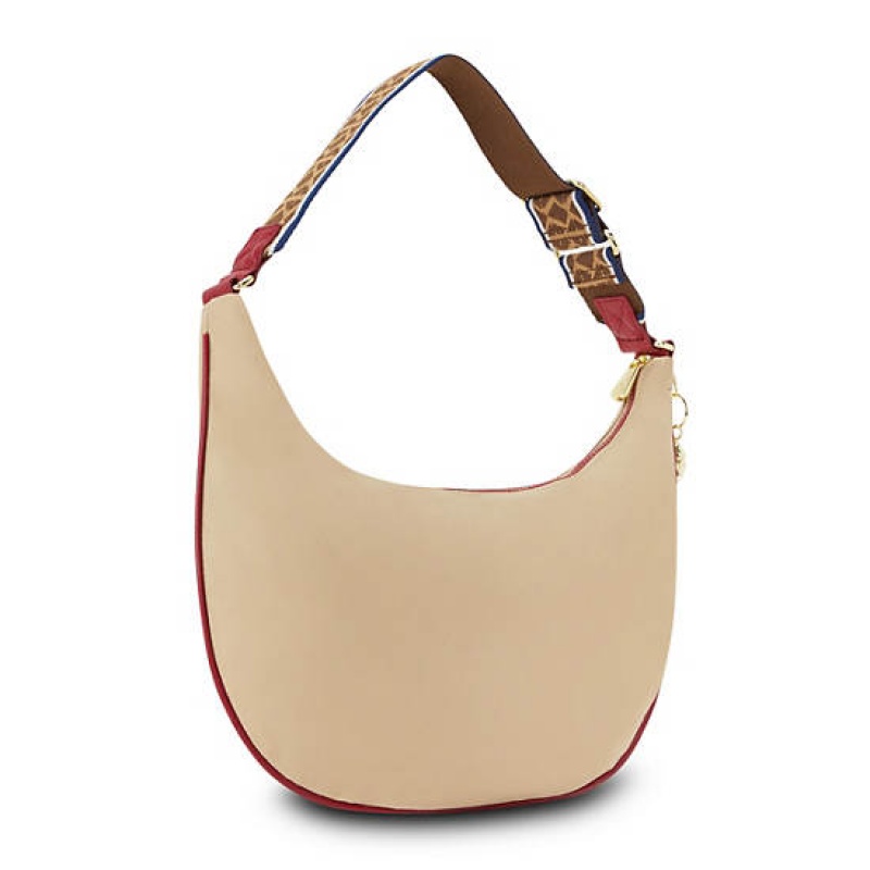 Beige Kipling Hania Classic Shoulder Bags | HWOCRG-981