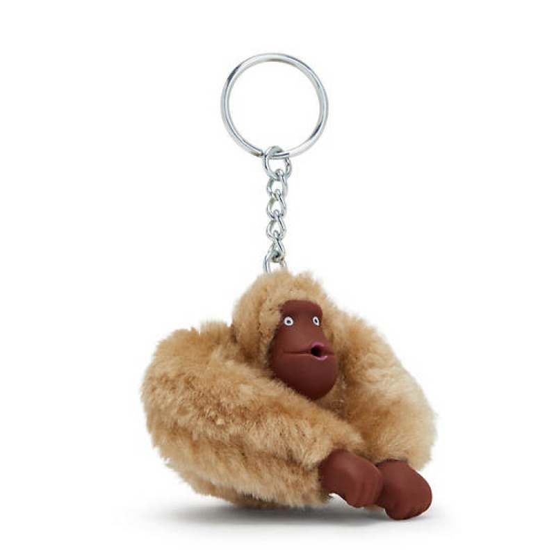 Beige Kipling Sven Small Monkey Keychain Accessories | LFRHGB-173