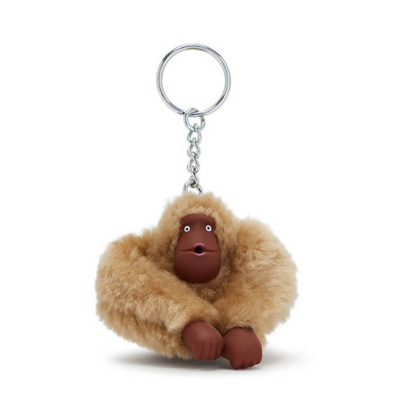 Beige Kipling Sven Small Monkey Keychain Accessories | LFRHGB-173