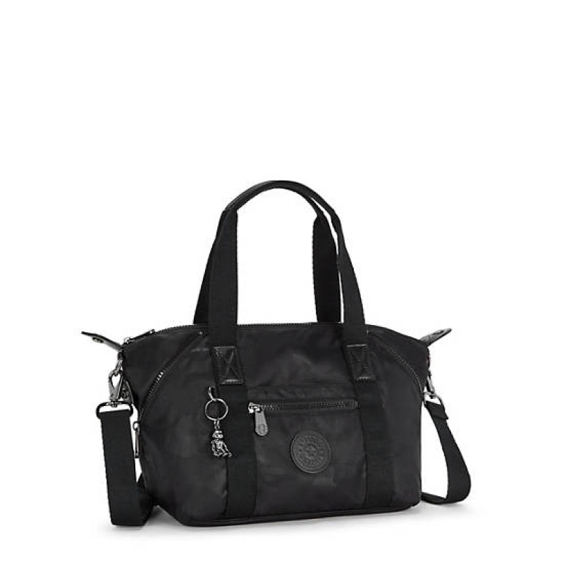 Black Camo Kipling Art Mini Iconic Shoulder Bags | SPMODW-359