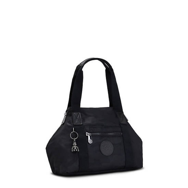 Black Camo Kipling Art Mini Iconic Shoulder Bags | SPMODW-359