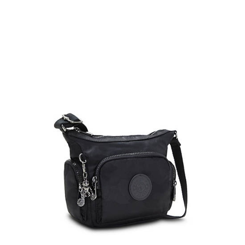 Black Camo Kipling Gabbie Mini Crossbody Bags | WLCDTO-735