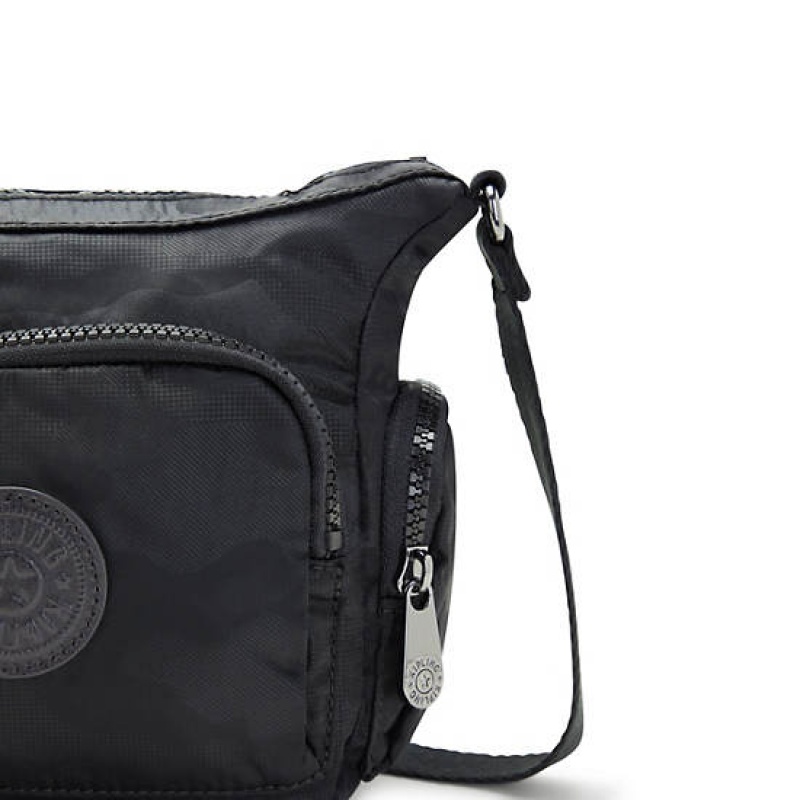 Black Camo Kipling Gabbie Mini Crossbody Bags | WLCDTO-735