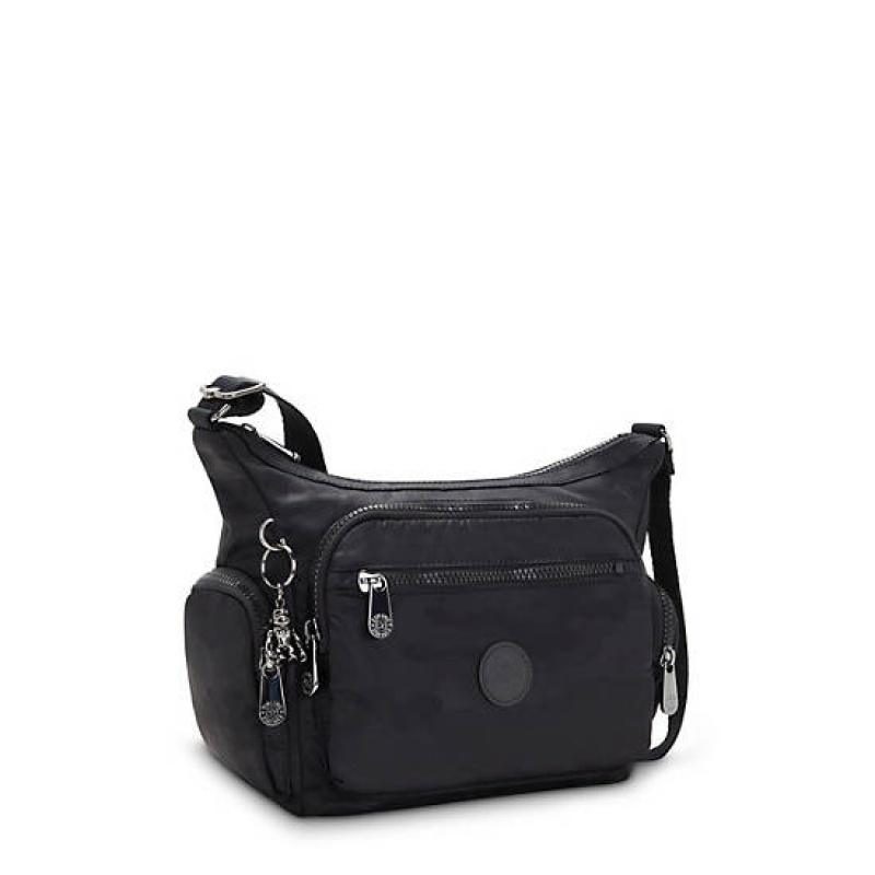 Black Camo Kipling Gabbie Small Crossbody Bags | XQMAGP-239