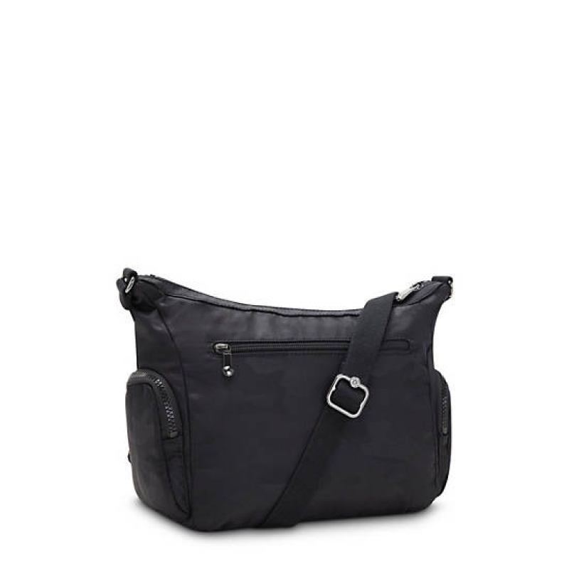 Black Camo Kipling Gabbie Small Crossbody Bags | XQMAGP-239