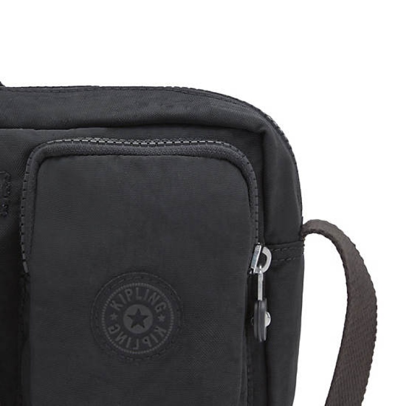 Black Kipling Albena Crossbody Bags | BOGXQE-316