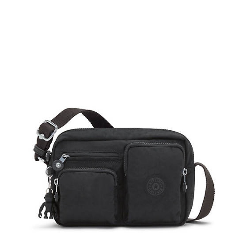 Black Kipling Albena Crossbody Bags | BOGXQE-316