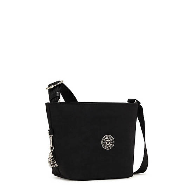 Black Kipling Alina Crossbody Bags | QWCJDZ-093