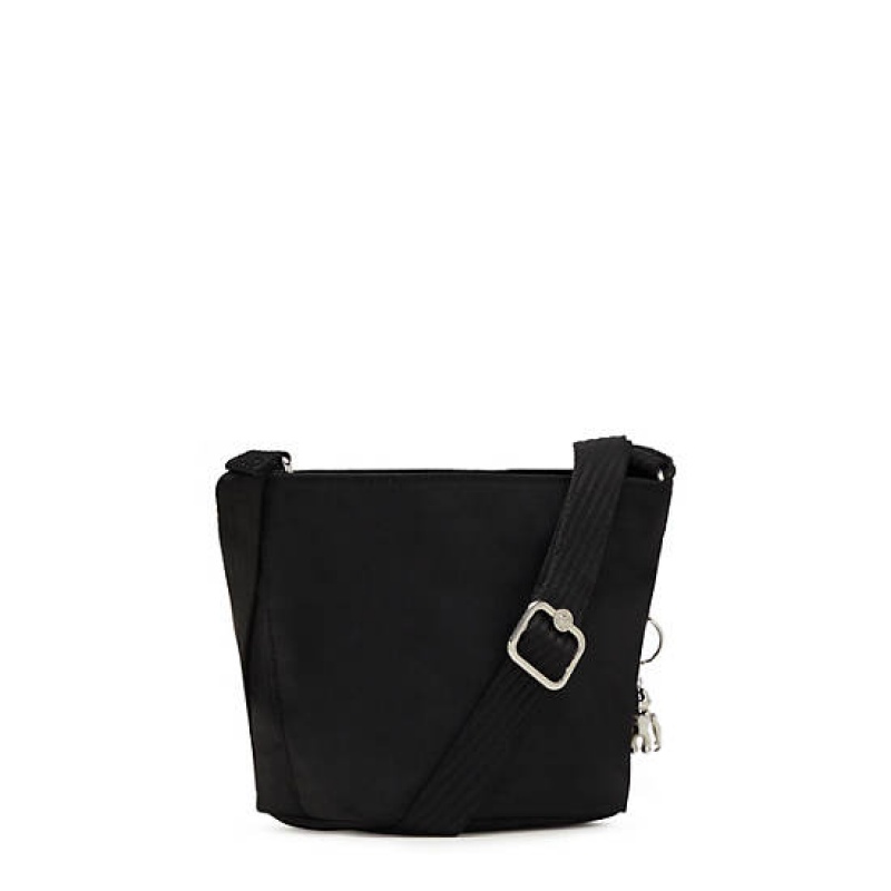 Black Kipling Alina Crossbody Bags | QWCJDZ-093