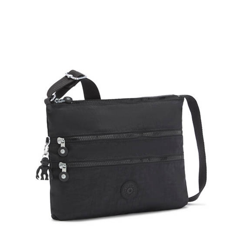 Black Kipling Alvar Crossbody Bags | CGQBVU-650