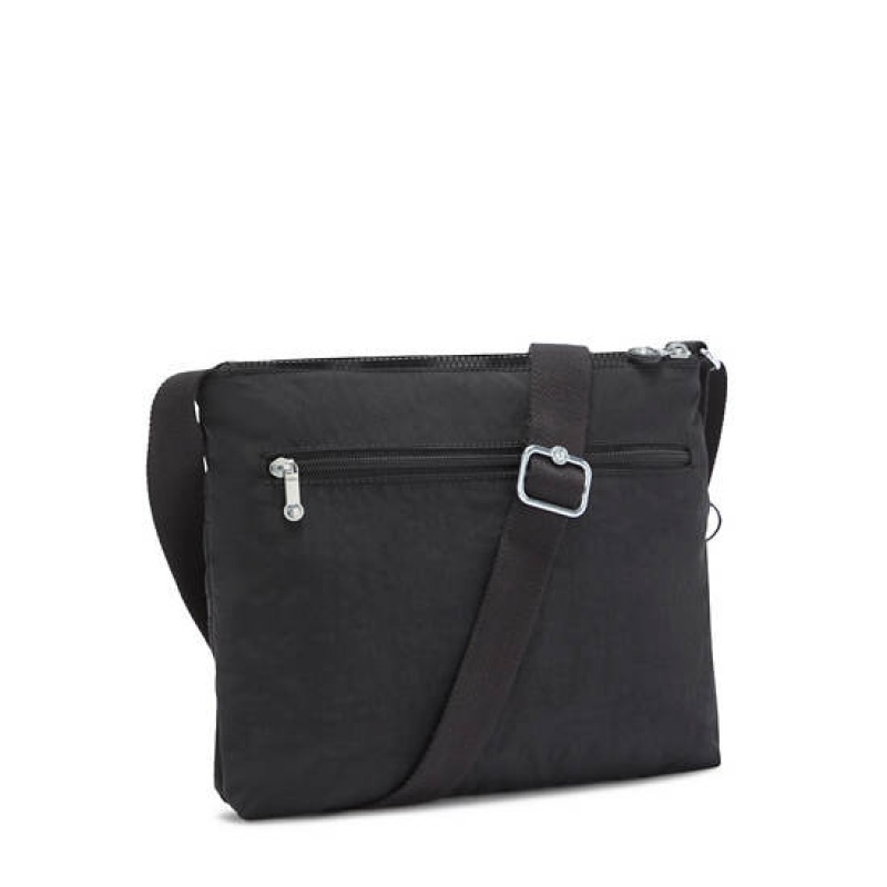 Black Kipling Alvar Crossbody Bags | CGQBVU-650