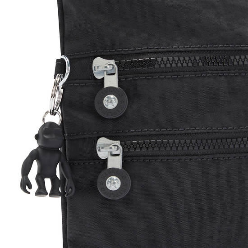 Black Kipling Alvar Crossbody Bags | CGQBVU-650