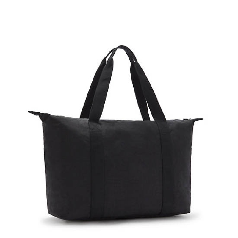 Black Kipling Art Medium Lite Tote Bags | QJXHOC-619