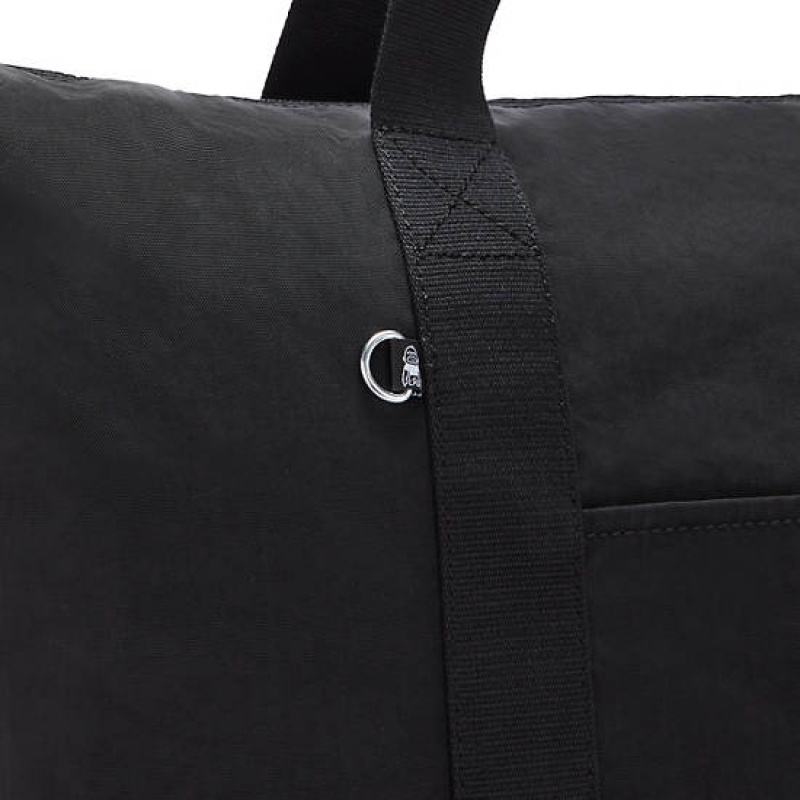 Black Kipling Art Medium Lite Tote Bags | QJXHOC-619