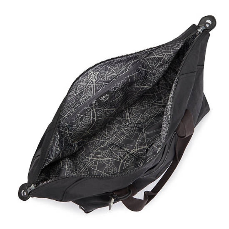 Black Kipling Art on Wheels Rolling Tote Bags | ASQIXM-641