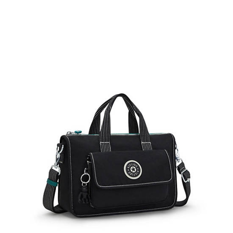 Black Kipling Bryana Shoulder Bags | XODTGY-971