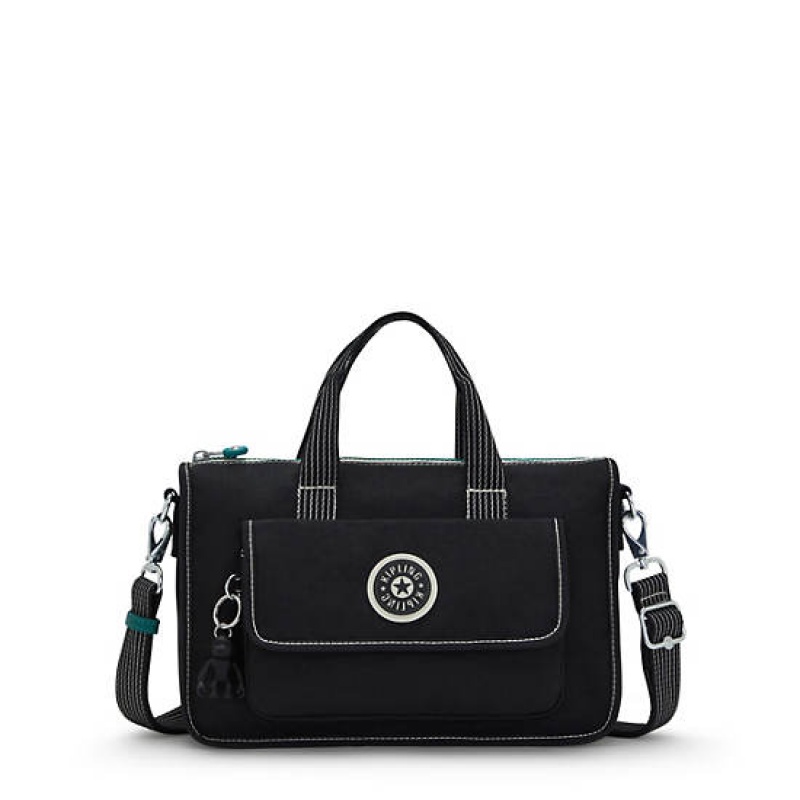 Black Kipling Bryana Shoulder Bags | XODTGY-971