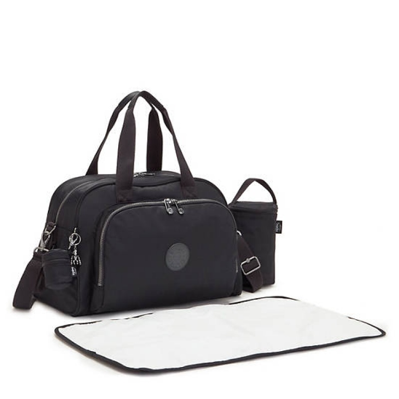 Black Kipling Camama Diaper Bags | HOFAIK-914