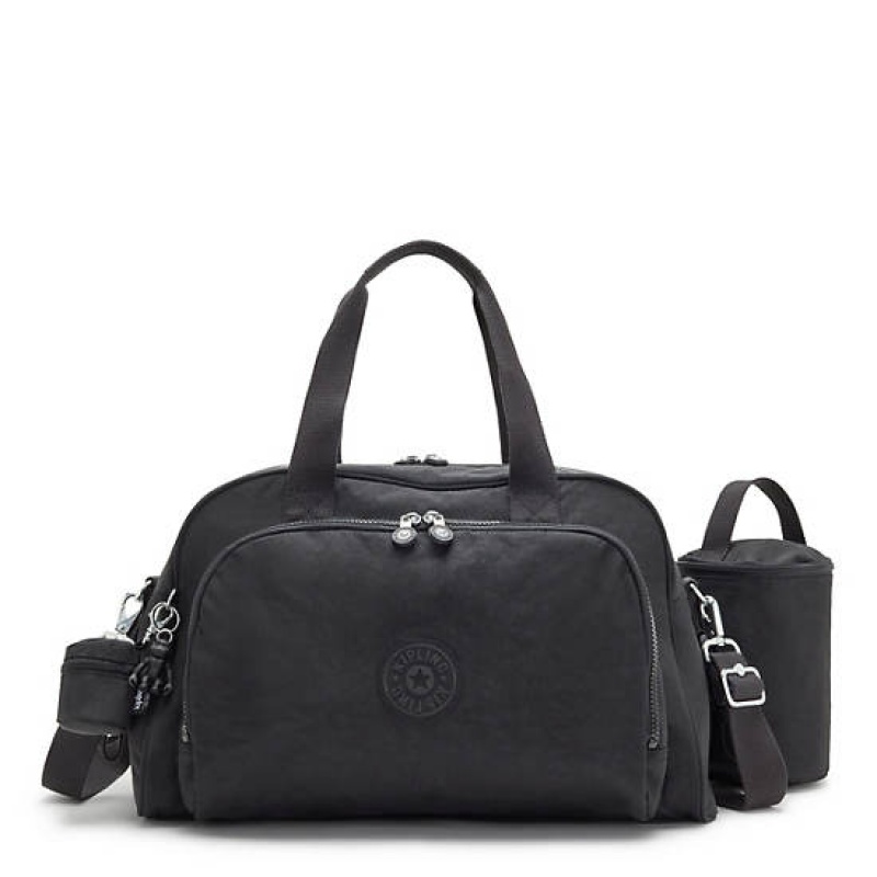 Black Kipling Camama Diaper Bags | UZMFIS-538