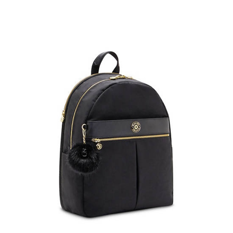 Black Kipling Carla Backpacks | XVLMSY-324