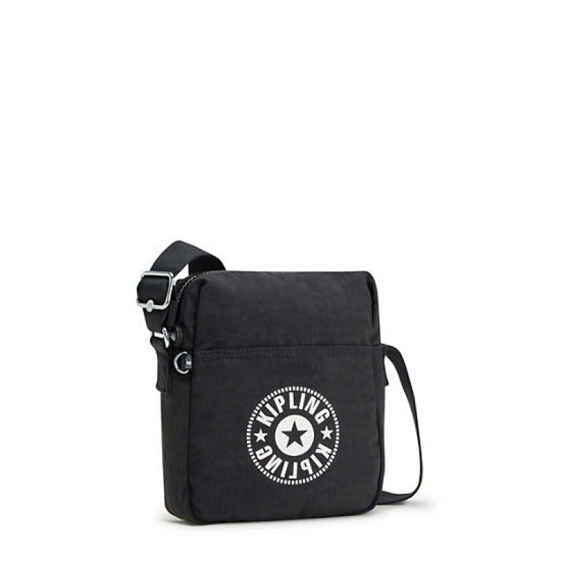 Black Kipling Chaz Crossbody Bags | HNQDRJ-186