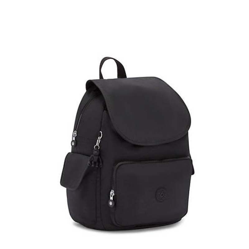 Black Kipling City Pack Backpacks | RXIHFD-345