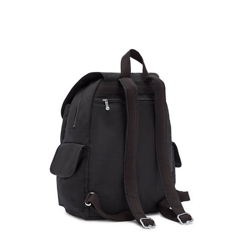 Black Kipling City Pack Backpacks | RXIHFD-345