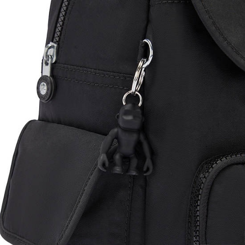 Black Kipling City Pack Backpacks | RXIHFD-345