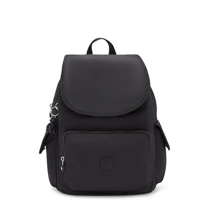 Black Kipling City Pack Backpacks | RXIHFD-345