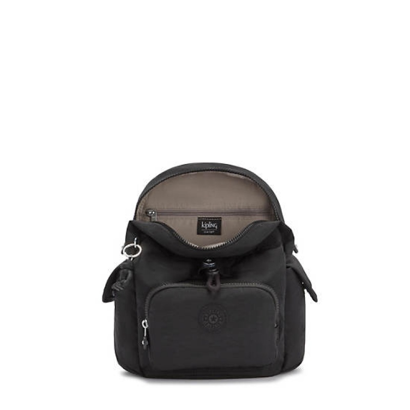 Black Kipling City Pack Mini Backpacks | PKRHEM-716