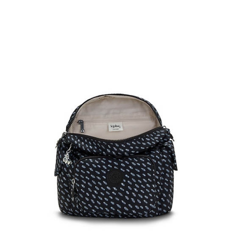 Black Kipling City Pack Mini Classic Printed Backpacks | ZINEYF-197