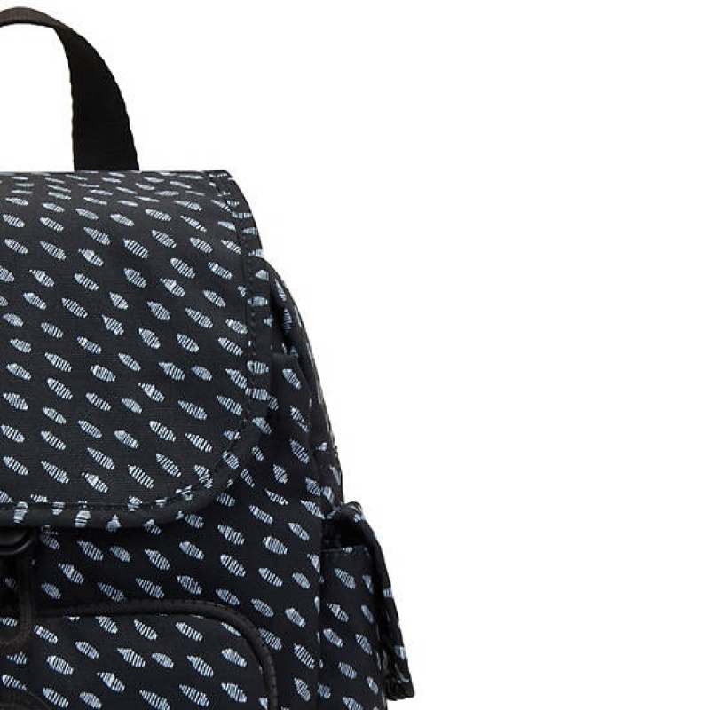 Black Kipling City Pack Mini Classic Printed Backpacks | ZINEYF-197