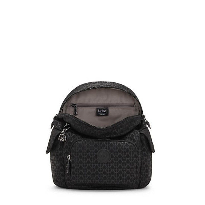 Black Kipling City Pack Mini Classic Printed Backpacks | OYKCXH-625