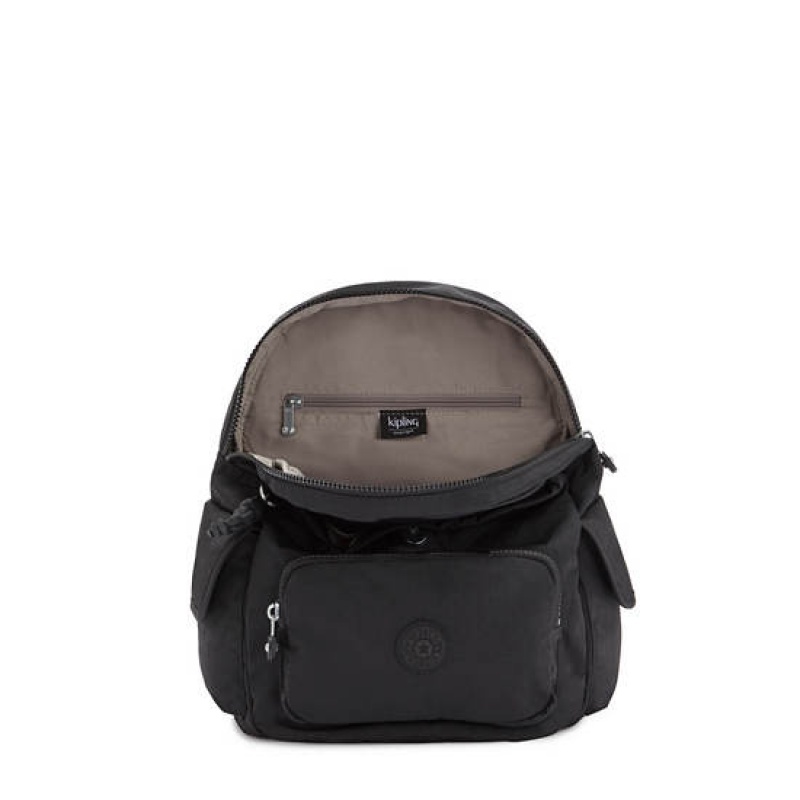 Black Kipling City Pack Small Backpacks | ABFLWO-520