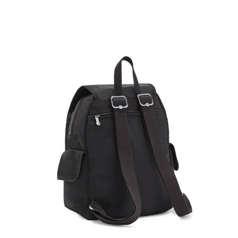 Black Kipling City Pack Small Backpacks | ABFLWO-520