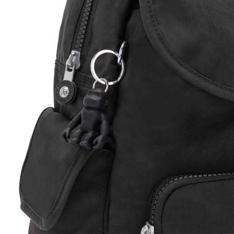 Black Kipling City Pack Small Backpacks | ABFLWO-520