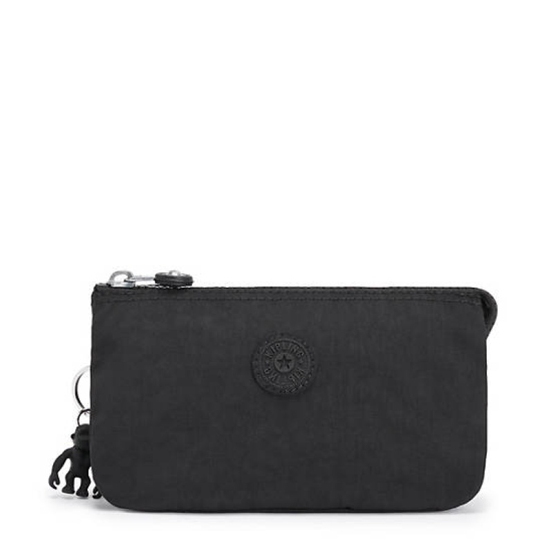 Black Kipling Creativity Large Pouches | SIQGKA-468