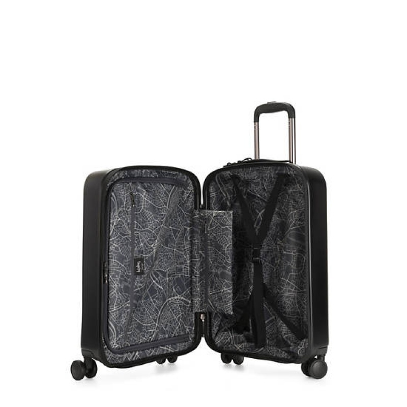 Black Kipling Curiosity Small 4 Wheeled Rolling Suitcases | FDXHTQ-358