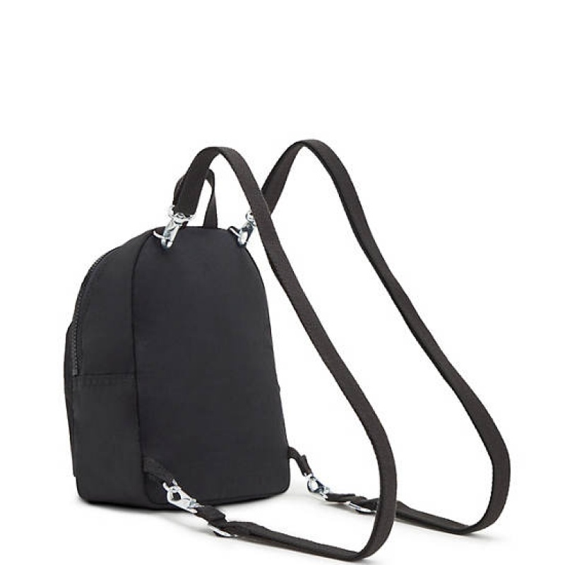 Black Kipling Curtis Compact Convertible Backpacks | CNKRXL-672