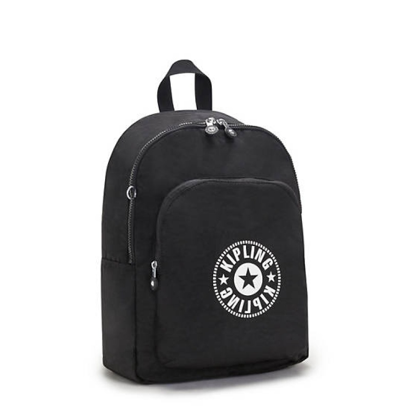 Black Kipling Curtis Medium Backpacks | DTBYRJ-256