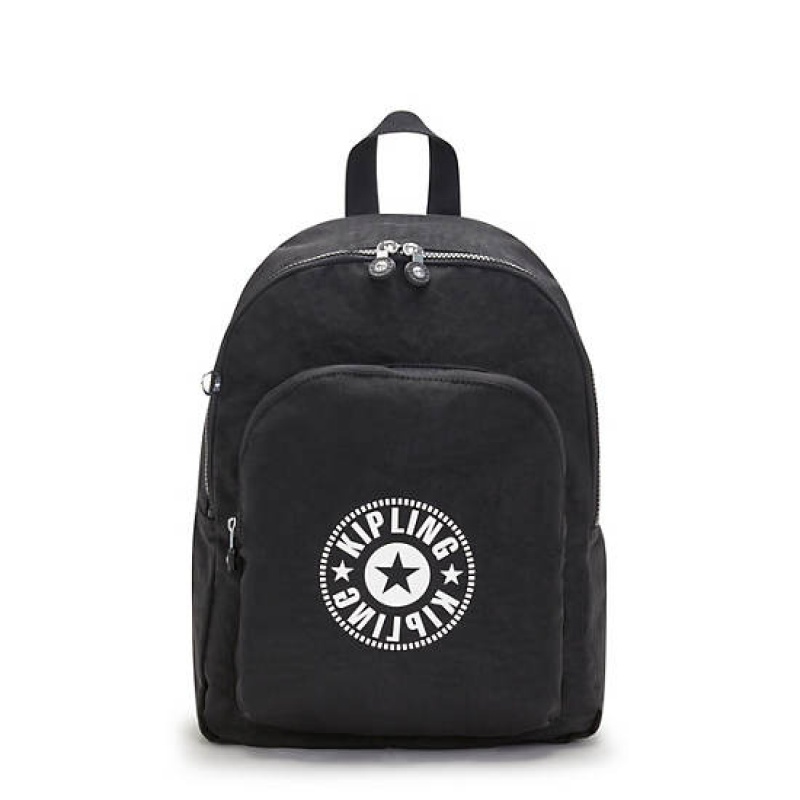 Black Kipling Curtis Medium Backpacks | DTBYRJ-256