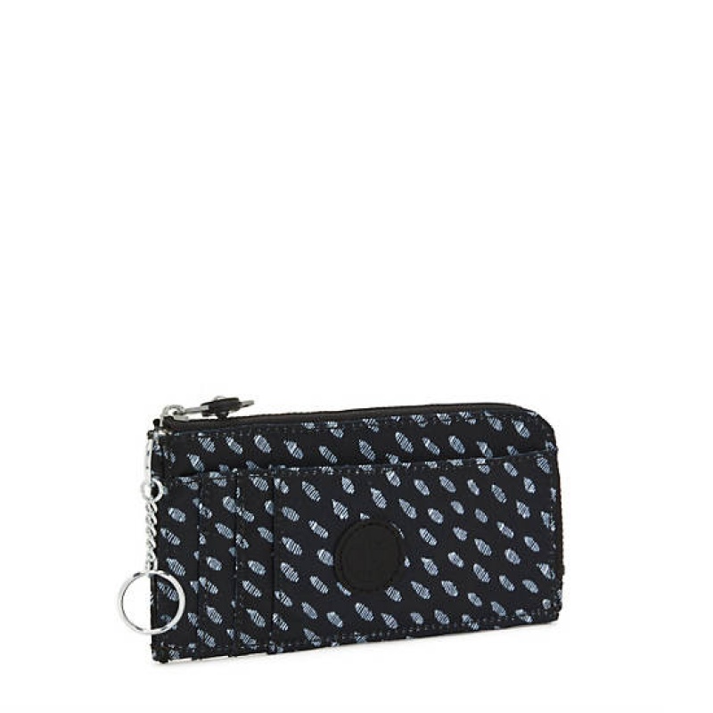 Black Kipling Dafni Printed Wallet Wallets | GSWFRY-730